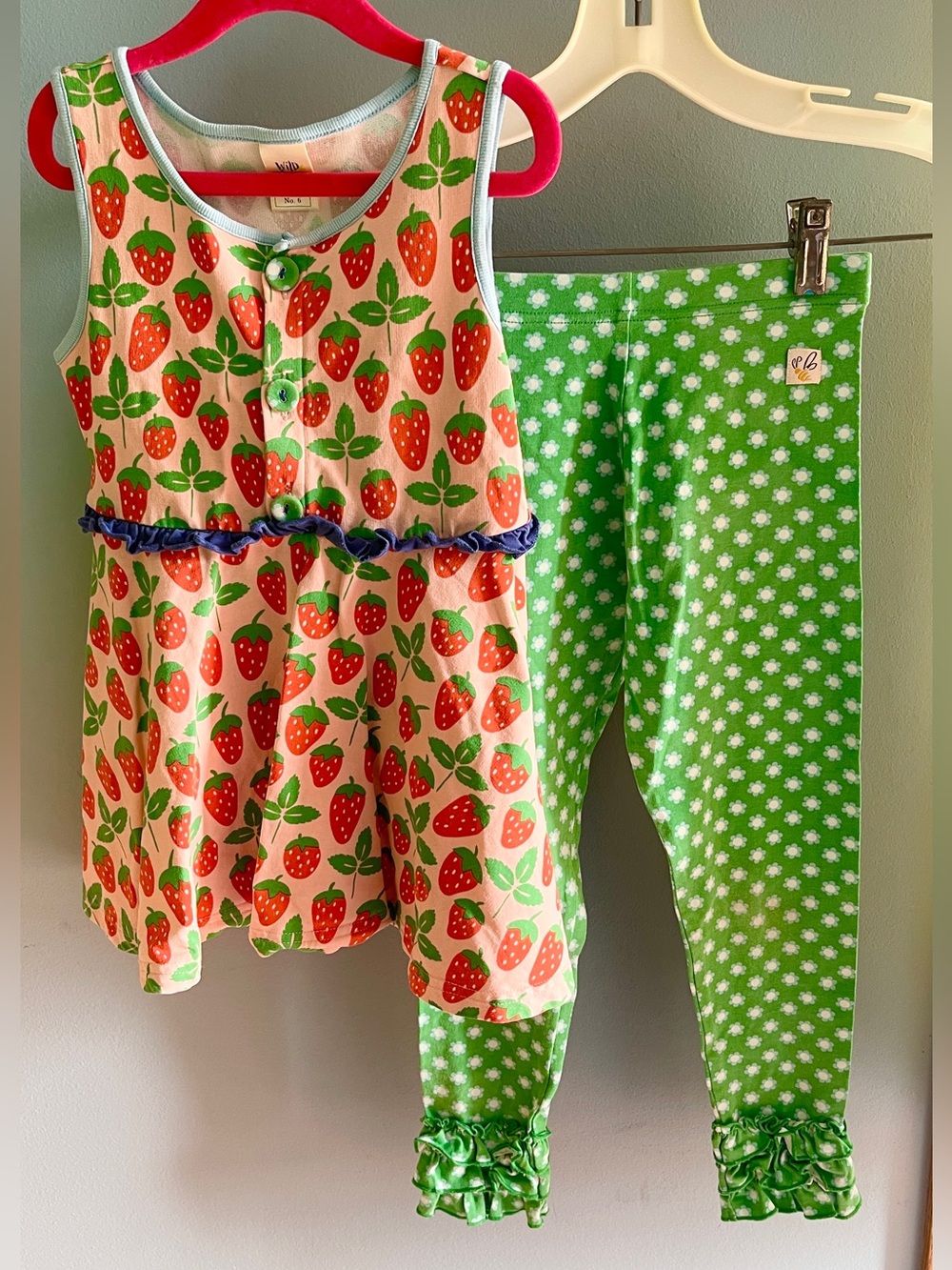 Wildflowers Clothing Strawberry Top + Bailey Ruffles